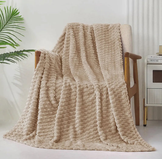 Textured Soft Throw- Set of 8