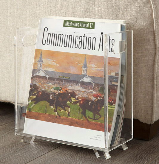 Clear Magazine Holder- Set of 2